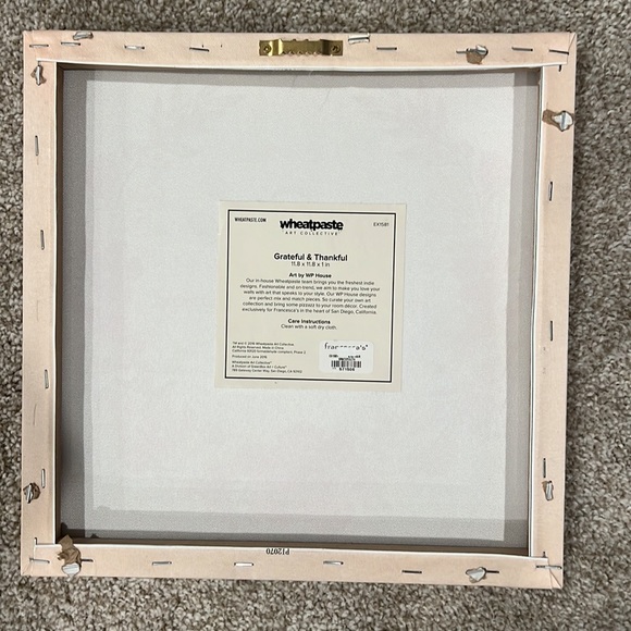 Grateful and Thankful Canvas Art - Picture 3 of 3